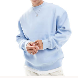 Sweat-shirt thermique 100% coton imprimé à capuche personnalisé unisexe Hip Hop polaire Boxy surdimensionné de haute qualité pour hommes - Product Image 4