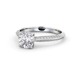 High Quality Lab Grown <b>Diamond</b> Fashion Engagement Ring IGI Certified CVD <b>Diamond</b> Fine <b>Jewelry</b> in 10k 14k White Gold Wedding Ring - Product Image 2