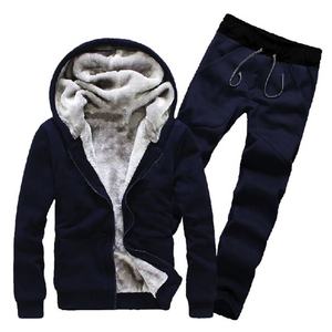 Trajes Deportivos Casuales de Invierno para Hombre 2026, Personalizables al por Mayor, de Dos Piezas, Color Sólido, Cintura Elástica, Transpirables, 100% Poliéster - Product Image 3