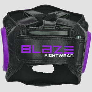 Best Premium Cowhide Leather Head Guard MMA Protective Gear Sparring Helmet Protector Boxing Fighting <b>Dummy</b> Type BLAZE GEAR - Product Image 4