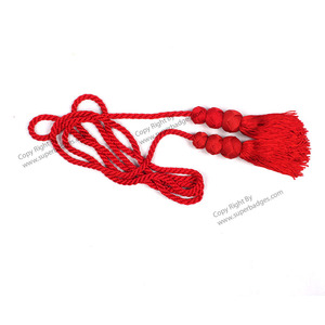 Cordon de cincture en soie OEM Cordes croisées religieuses suspendues avec cincture de lingot - Product Image 3