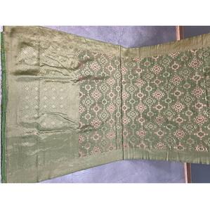 ผ้าส่าหรีอินเดียแท้แบบดั้งเดิม ผ้าฝ้ายแท้ทอมือ แห้งเร็ว เหมาะสำหรับสวมใส่ในชีวิตประจำวัน ส่งออก - Product Image 3