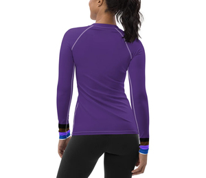 Transpirable UPF50 Protector de erupción para mujer Ropa activa Material suave y duradero Ligero Antibacteriano Secado rápido Ecológico - Product Image 2