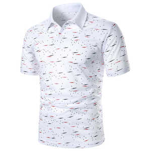 Nouveau polo de golf personnalisé de haute qualité pour hommes polos de golf à sublimation respirants et à séchage rapide pour hommes - Product Image 5