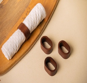 Servilleteros de madera rectangulares de alta calidad, colores y tamaños personalizados para vajilla y uso en hoteles, precio al por mayor - Product Image 4