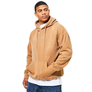 Sudaderas con capucha Vintage de invierno de calidad de marca 2 uds liso teñido 100% algodón elegante estilo Retro calidad Superior servicio OEM - Product Image 2
