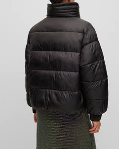 Veste matelassée longue à capuche pour femme pour l'hiver Chaude et moelleuse Remplissage en coton Fabrication directe Veste matelassée pour femme - Product Image 5