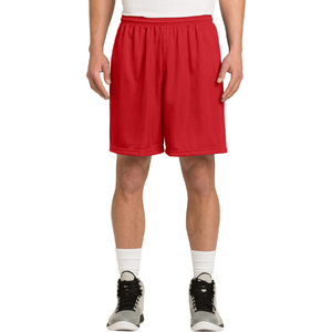 Pantalones cortos deportivos informales de verano para hombre, ropa de baloncesto de malla de estilo callejero personalizada, ropa de calle de cintura media - Product Image 1