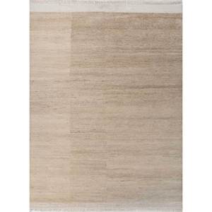 พรมขนสัตว์ถักมือสีเบจน้ำตาล ลายเรียบ สีเดียว ผลิตจากขนสัตว์อัฟกัน เหมาะสำหรับห้องนั่งเล่น รูปทรงสี่เหลี่ยมผืนผ้า สำหรับทางเดิน-สำหรับวัยรุ่น - Product Image 1