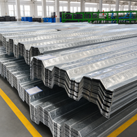 Tôle de plancher ouvert en acier galvanisé YX51 305 915 à haute capacité de charge pour la construction de bâtiments en béton