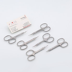 Vente chaude Ciseaux À Cuticules Courbés Pas Cher Prix Outil De Manucure Nouveau Design Lames En Acier Chirurgical Ciseaux De Manucure - Product Image 5