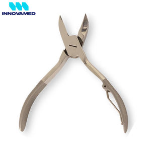Non Slip Handle Toenail Clipper Cutter Precision Curved Blade Cutters for Thick and Ingrown Nails Podiatry Nippers - Product Image 5