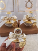 Support à chocolat de qualité supérieure avec boule de cristal Support à chocolat pour servir du chocolat et servir des desserts Article de cuisine de table