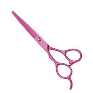 Juego de tijeras de peluquero recubiertas de Color rosa oscuro, cizalla de corte de maquinilla de afeitar de peluquero de 5,5 "con Kit de tijera de acero inoxidable alemán para belleza - Product Image 3