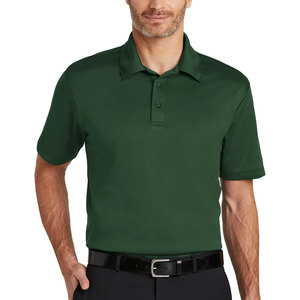 Camisas de Golf informales de verano para hombre, ajustadas, de manga corta, Color puro, tela de punto antiarrugas, patrón sólido - Product Image 4