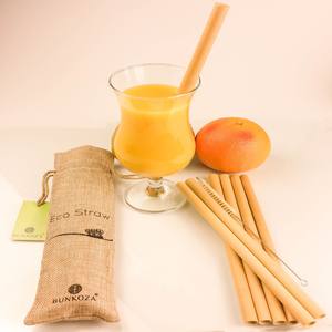 Pajitas de bambú con logotipo personalizado hechas de pajitas de bambú natural de alta calidad/pajitas de bambú reutilizables de Eco2go Vietnam - Product Image 3