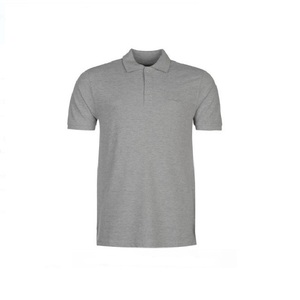Camiseta de manga corta para hombre, camisa de Color gris, 100% algodón, fabricante directo de fábrica, Polo, precio al por mayor - Product Image 1