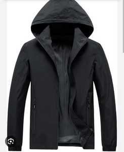 Chaqueta Safari Formal de alta calidad para hombre, cuero azul multifuncional con cierre de cremallera para las estaciones de otoño e invierno - Product Image 1