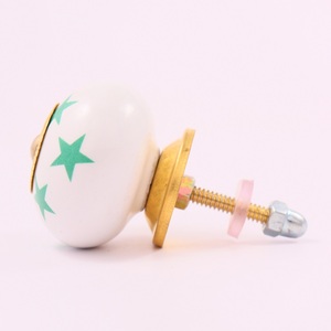 Tiradores de cerámica hechos a mano con forma de estrella para cajones, tiradores de alta calidad para puertas de armarios de cocina, precio barato - Product Image 4