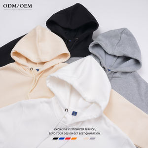 Prix usine sweats à capuche en coton imprimés personnalisés 300 GSM sweats lourds en gros chaud confortable doux brodé automne - Product Image 3