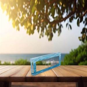 Placa de Identificación de Acrílico Ecológica Personalizada con Precio de Fábrica 2025, Letrero de Escritorio Grabado Personalizado para Oficina y Hogar - Product Image 3