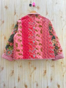 แจ็กเก็ตผ้าฝ้ายโบฮีเมียนลายดอกไม้, เสื้อโค้ทกันซ้ำได้สำหรับฤดูใบไม้ร่วงฤดูหนาว - Product Image 6