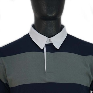 Maillot de rugby rayé respirant sur mesure, grande taille, unisexe, exporté du Pakistan - Product Image 4