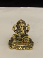 Statue de seigneur Ganesha avec livre de lecture, Statue de force religieuse, Statue de dieu pour décoration de la maison, décoration d'entrée, Figurine
