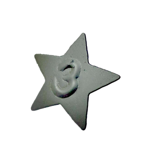 Pin de vela de hierro decorativo de diseño clásico NO 3 estrella de recubrimiento en polvo de Color negro mate para decoración navideña hecha a mano - Product Image 3