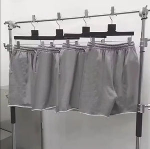 Custom Streetwear <b>Mens</b> 100% Cotton Solid Sweat <b>Shorts</b> <b>Lightweight</b> Breathable Quick Dry Elastic Waist Casual Athletic Summer - Product Image 2