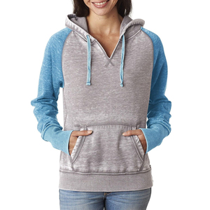 <b>Top</b> Selling Custom Oversized Acid Washed <b>Distressed</b> Hoodies for Women Breathable Stone Wash Sweatshirt Winter OEM Service - Product Image 1