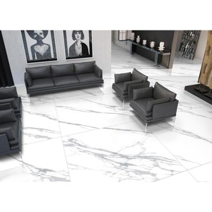 Italia <b>Cream</b> 1000x1000mm Polished Glazed Porcelain Floor Tiles 100x100cm Bulk - Product Image 3