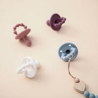 Tétines de biberon en silicone personnalisées et colorées pour bébé