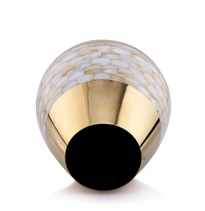 Urna de cremación para adultos de latón y nácar de la mayoría de las tendencias, urna de cremación funeraria calificada OEM ODM de alta calidad para humanos - Product Image 5