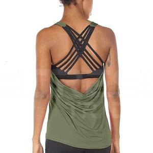 2025 Premium Women's <b>Yoga</b> <b>Tops</b> Breathable Quick Dry <b>Top</b> High Quality Cheap Wholesale Design - Product Image 1