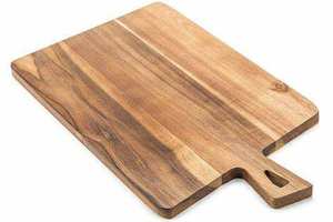 Planche à découper en bois Moderne Rectangulaire Taille moyenne Accessoires de cuisine Lave-vaisselle Réutilisable Durable Maison Hôtel - Product Image 3