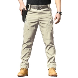 Nouveau pantalon cargo tactique pour homme, pantalon de travail, randonnée, décontracté, plusieurs poches, grande taille, pantalon pour homme lavé - Product Image 5