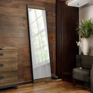 Decoración de pared larga de suministro de fábrica de espejo de piso de tocador minimalista moderno para casa con soporte - Product Image 2