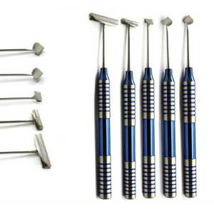 Kit de brossage doux pour instruments chirurgicaux, implants dentaires, flaps linguaux, ensemble de 5 pièces en acier inoxydable neuf SURGINEXA - Product Image 2