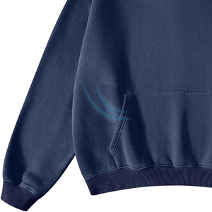 Sweat à capuche pull surdimensionné vintage pour hommes personnalisé 100% coton polaire Streetwear Style hiver quotidien mode écologique - Product Image 6