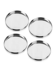 Posavasos de metal de lujo con detalles intrincados adecuados para bodas, fiestas, eventos especiales y ocasiones de comedor formales - Product Image 3