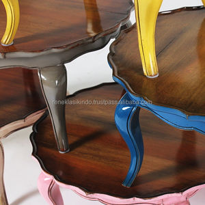 La mesa de centro de la serie 1314 está hecha de caoba de alta calidad, presenta un diseño simple y se vende a un precio de mayoreo. - Product Image 3