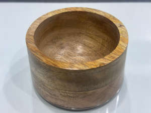 Bol de service en céramique polie de qualité supérieure, prix de gros, bois de manguier massif, style vintage, écologique pour la maison et les fêtes - Product Image 6