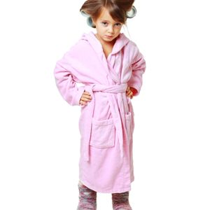 Color sólido de secado rápido promocional de mejor grado respetuoso con el medio ambiente más vendido albornoces para niños para usos múltiples - Product Image 4