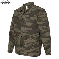 Coupe-vent résistant à l'eau pour hommes, veste pour entraîneurs, vêtements d'extérieur athlétiques légers, fermeture à bouton pression réglable, poches avant