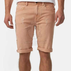 Créez Votre Propre Logo – Short en Jean Homme Best-Seller, Décontracté, Coupe Droite, Taille Mi-Haute, Fermetures Éclair, Séchage Rapide, Respirant - Product Image 4