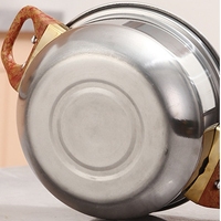 MU Lot de 12 casseroles en acier inoxydable, ensemble de casseroles et de poêles antiadhésives