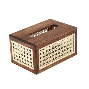 Boîte à mouchoirs en bois avec incrustation d'éléphant en laiton Boîte à mouchoirs en bois décorative pour bureau hôtel et restaurant à bas prix - Product Image 4