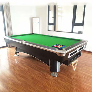 Table de billard professionnelle de qualité supérieure, plusieurs choix de couleurs, table de billard en bois massif, billes argentées Glacier, joueur de snooker - Product Image 3