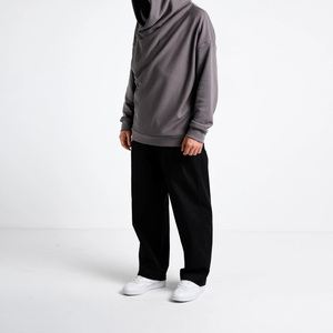 เสื้อฮู้ดแฟชั่นโอเวอร์ไซส์สำหรับผู้ชายทรงโอเวอร์ไซส์ผ้าฟลีซนุ่มใส่สบายปรับแต่งโลโก้ได้ - Product Image 5